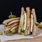 tlt club sandwich nahe aufnahme von vorne