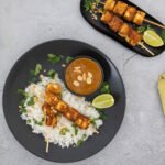 Tofu Satay mit Besteck