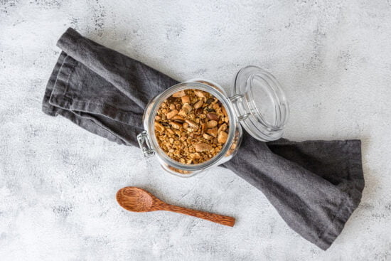 granola im glas