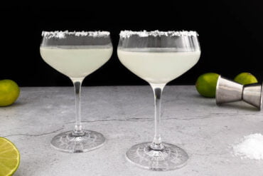 Margarita in Glas mit Salzring