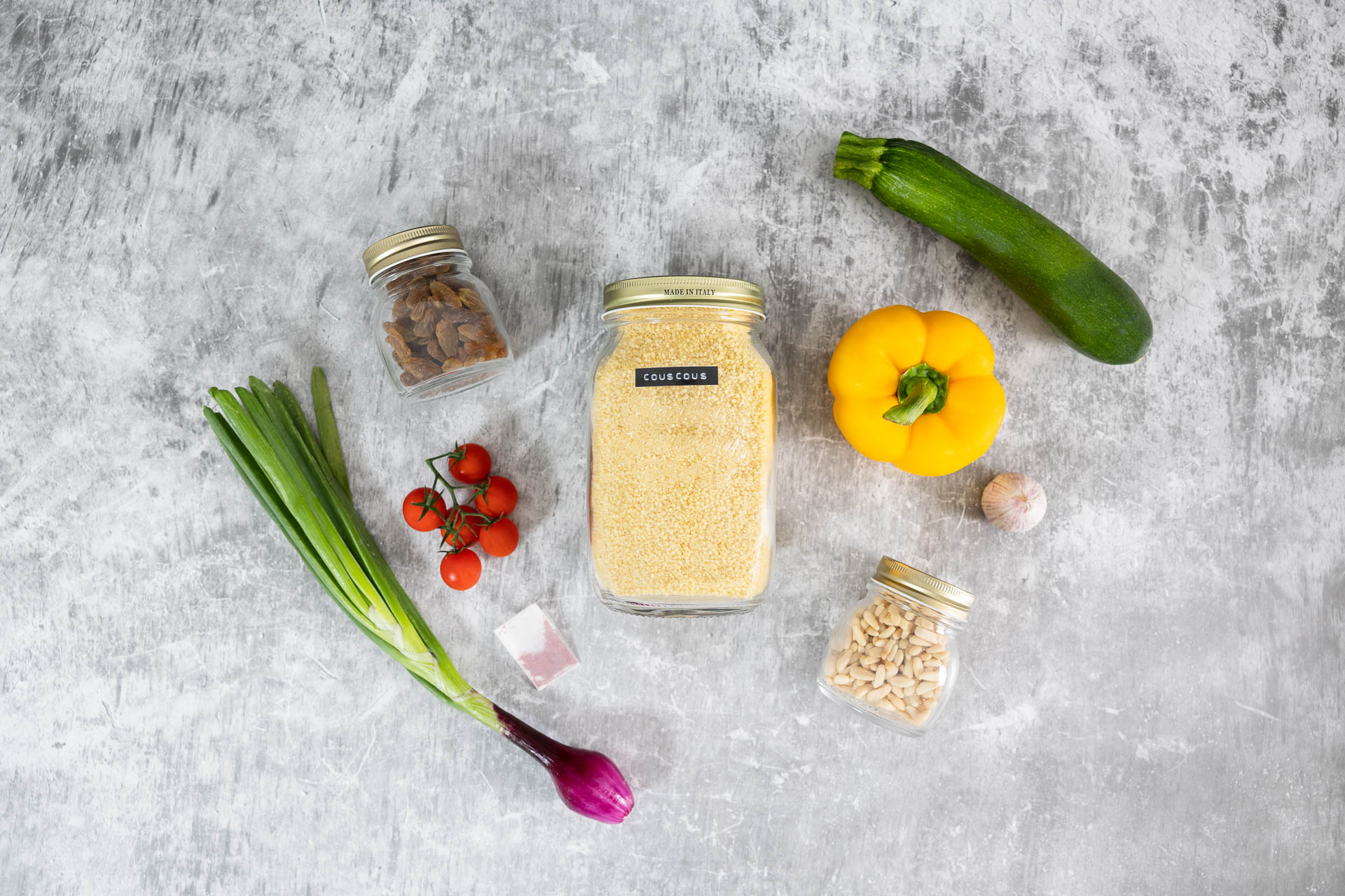 Couscous-Salat mit Safran