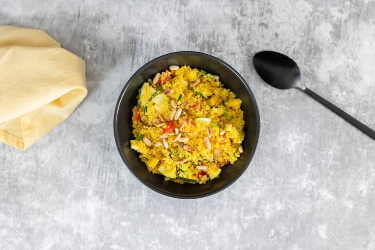 Couscous-Salat mit Safran