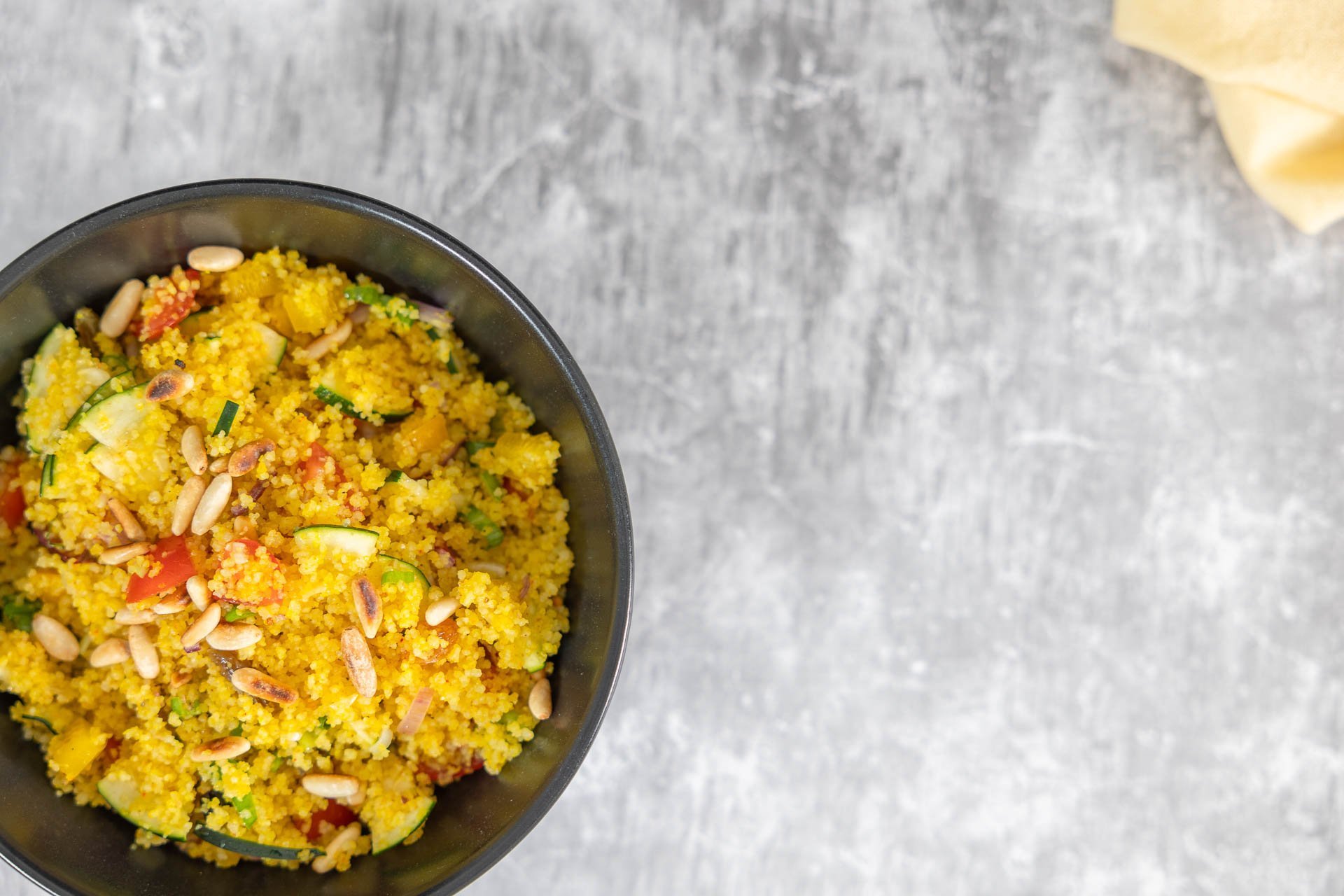 Couscous-Salat mit Safran