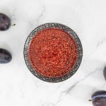 Zwetschgen Senf in Schälchen