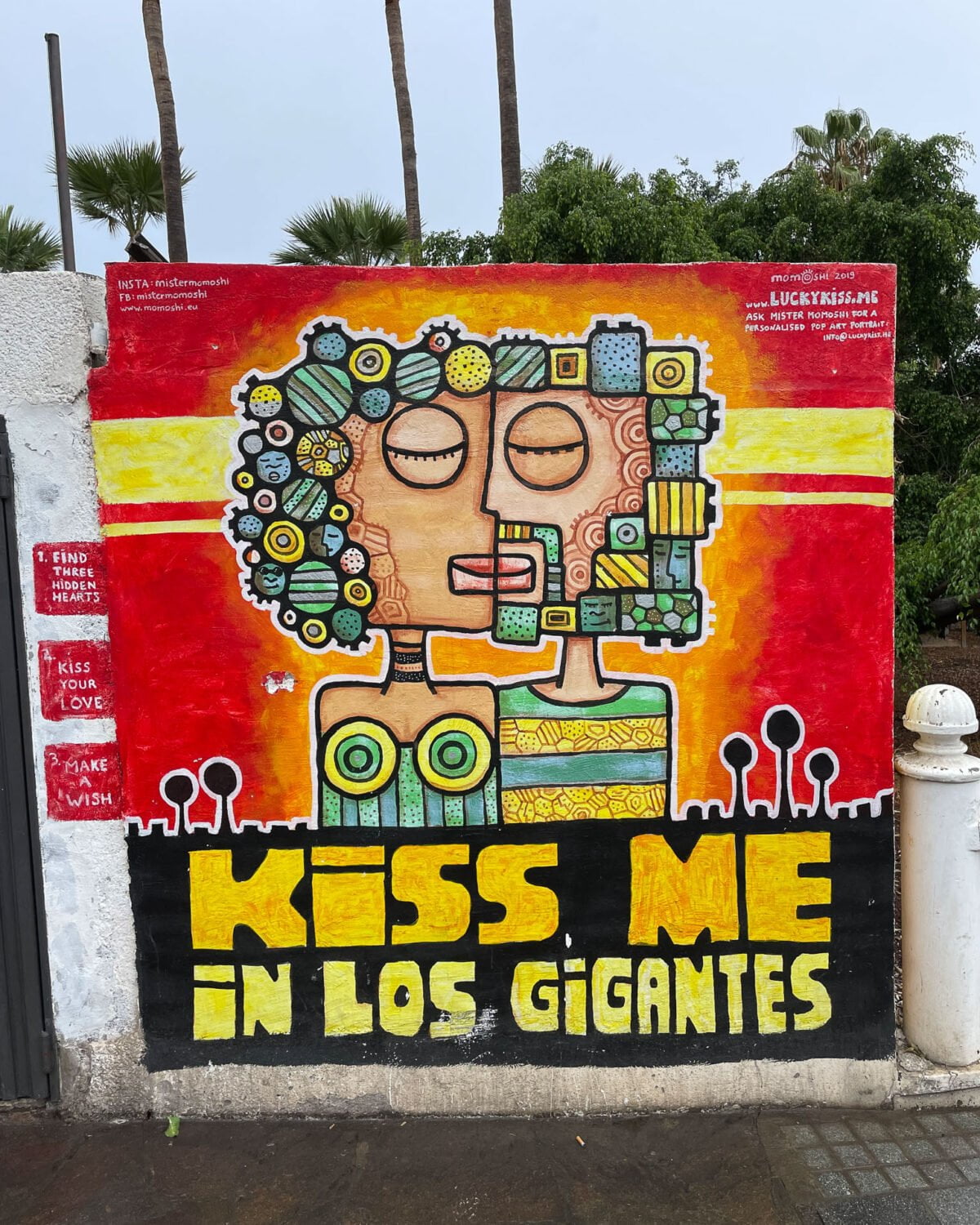 Kiss me in Los Gigantes