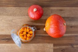 Kürbis und Eingemachter Kürbis