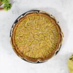 Vegane Rahaberberwaehe mit Serviete gebacken