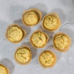Vegane Zuchetti Nuss Muffins Corn Bread Muffins
