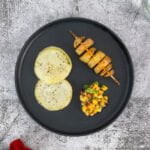kohlrabisteak mit pfirsich salsa