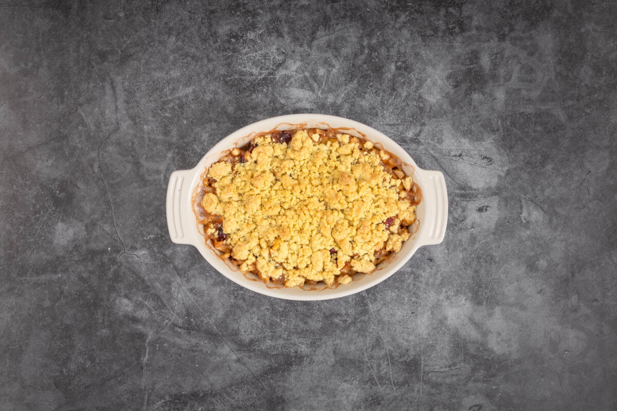 Veganer Christmas-Crumble Veganer Christmas-Crumble