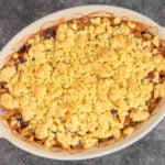 Apfel Cranberry Christmas Crumble