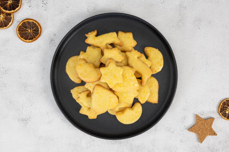 Vegane Orangen Mailänderli