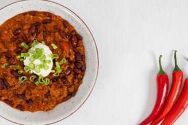 Chili sin Carne - Veganes Chili mit Sojahack