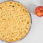 Veganer Apfel Streusel Kuchen - Apple Crumble Cake