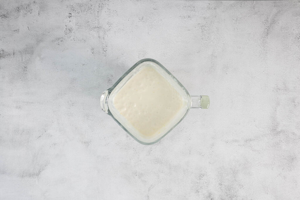 Originaler New York Cheesecake Vegan - Cheesecake Masse im Mixtopf