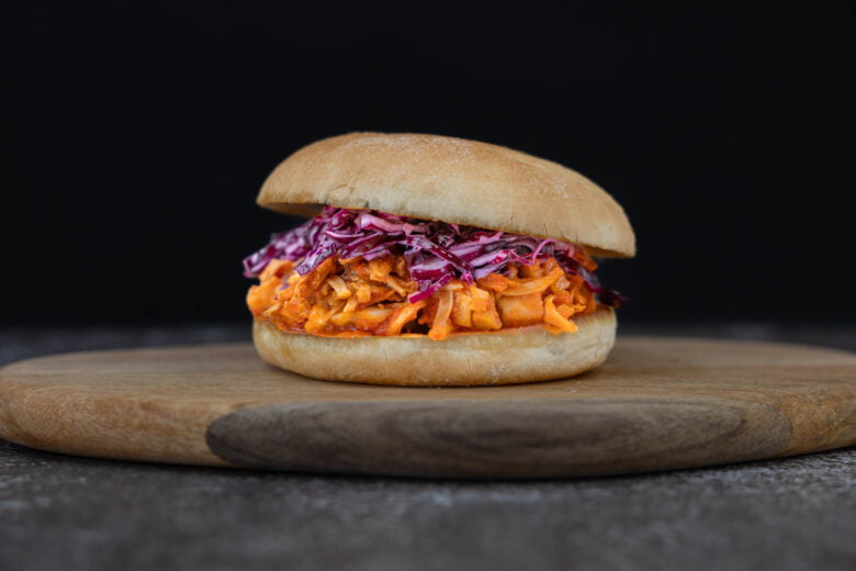 Pulled BBQ Jackfruit Burger
