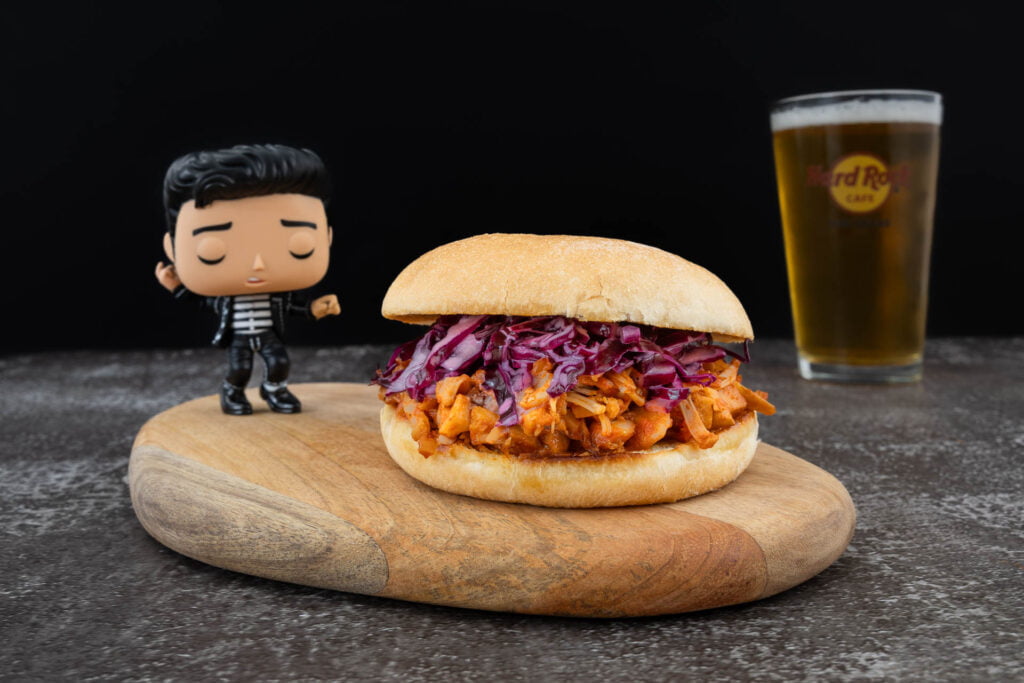 Pulled BBQ Jackfruit Burger