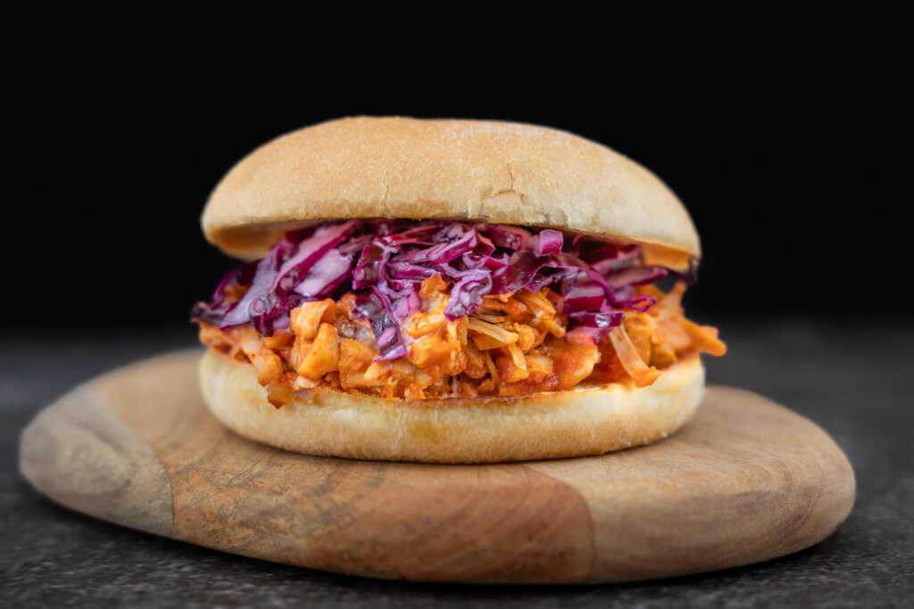 Pulled BBQ Jackfruit Burger