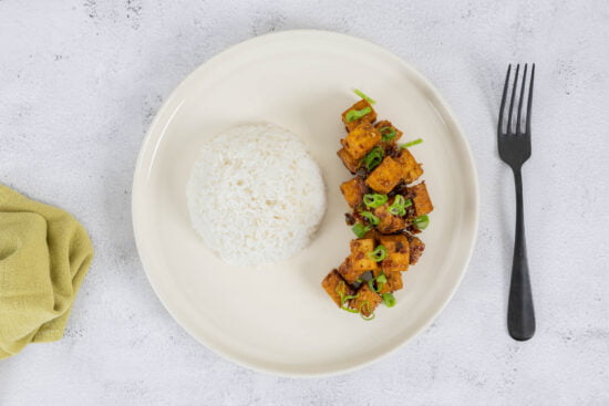 Lemongras Tofu - mit Zitronengras und Knoblauch