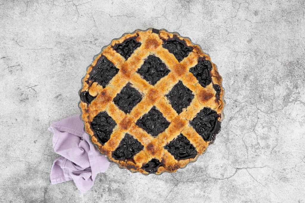 Veganer Cherry Pie - Kirschkuchen
