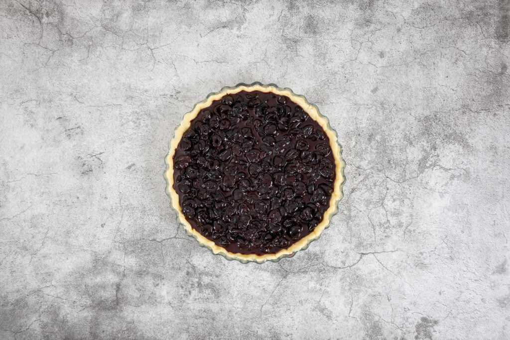 Veganer Cherry Pie - Kirschkuchen
