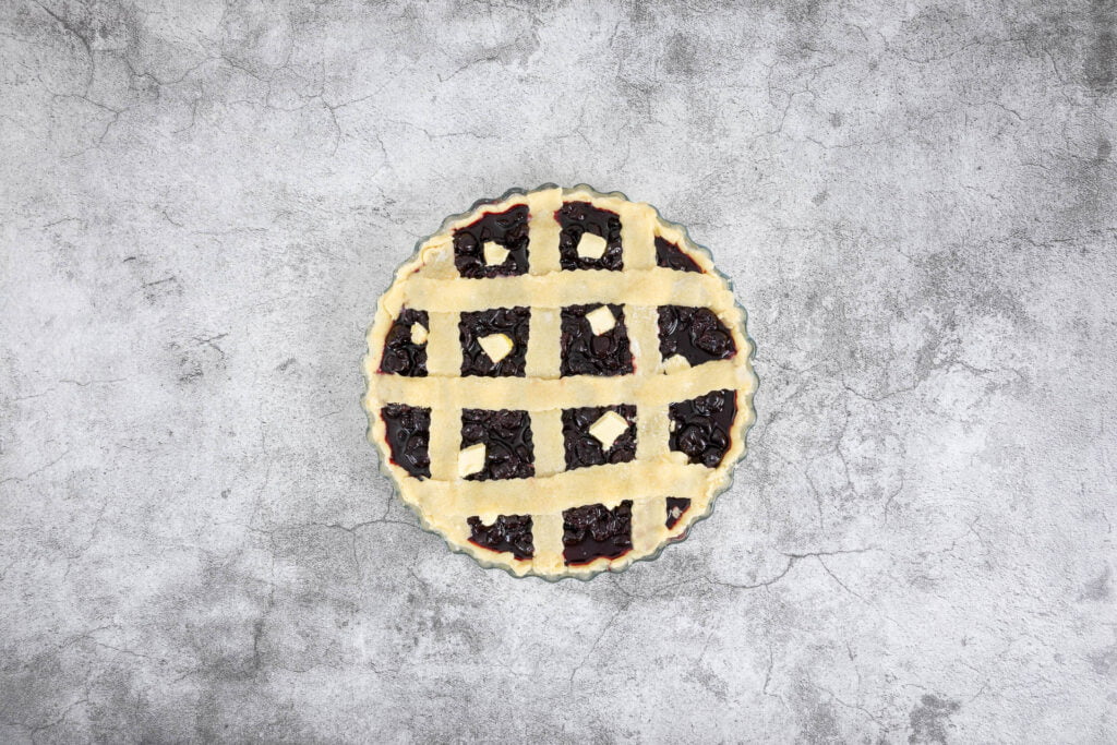 Veganer Cherry Pie - Kirschkuchen