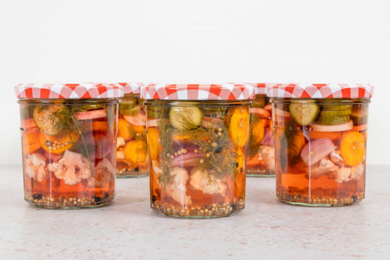 Mixed Pickles - Eingemachtes Gemüse