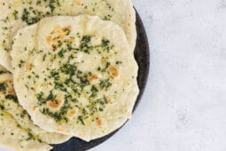 Knoblauch Naan Vegan