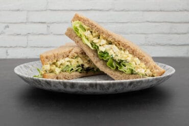 Veganer Eiersalat - Eiersandwich ohne Ei und ohne Mayo