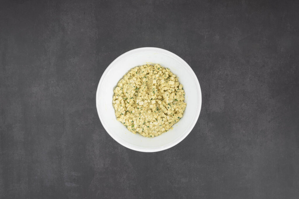 Veganer Eiersalat - Eiersandwich ohne Ei und ohne Mayo