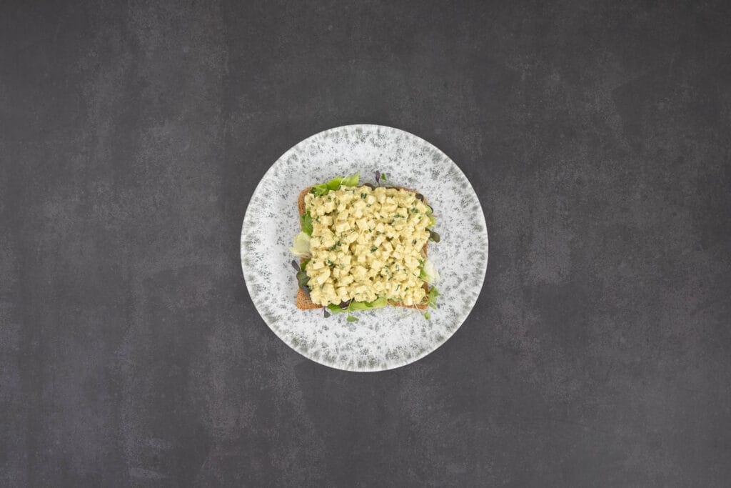Veganer Eiersalat - Eiersandwich ohne Ei und ohne Mayo