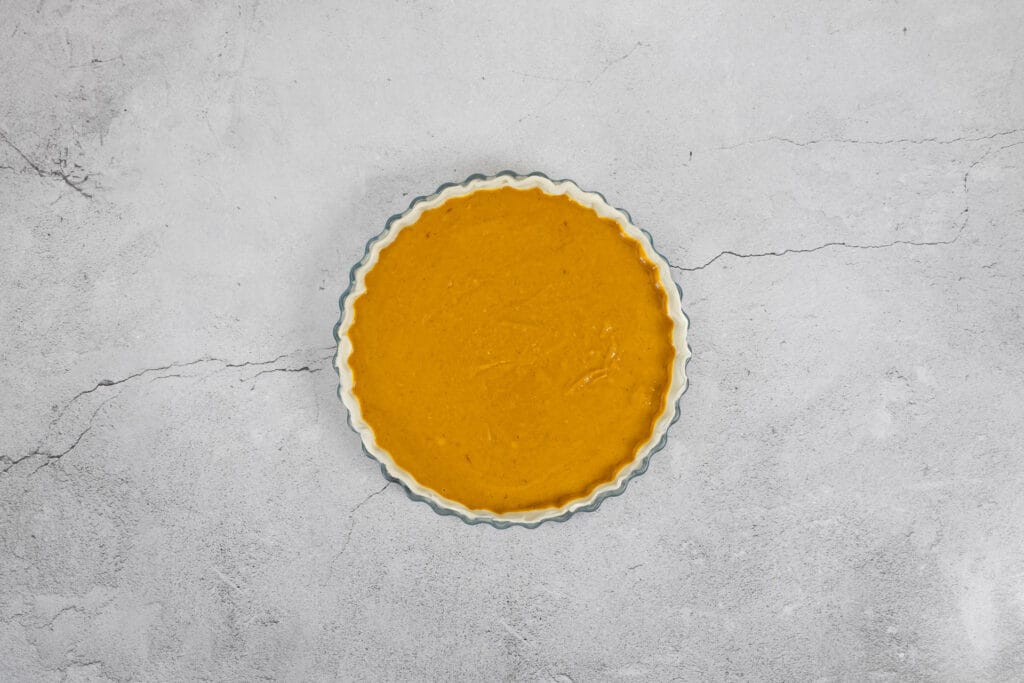 Veganer Pumpkin Pie - Thanksgiving Kuchen mit Kürbis