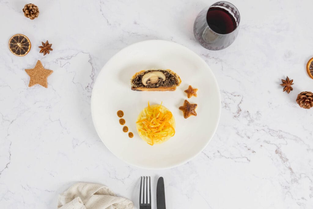 Veganes Pilz Wellington