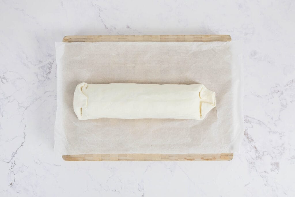 Veganes Pilz Wellington vor dem Backen