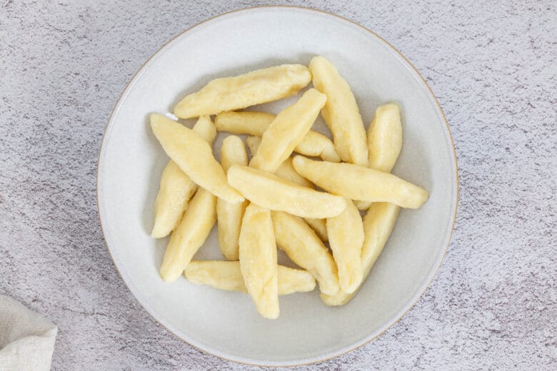 Vegane Schupfnudeln ohne Ei