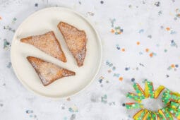 Vegane Ziegerkrapfen frittiert oder aus dem Ofen