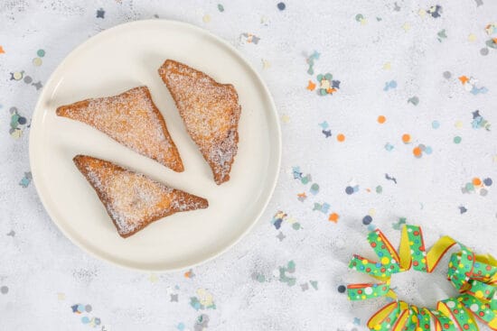 Vegane Ziegerkrapfen frittiert oder aus dem Ofen
