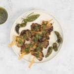 Grillierte Pilz-Spiessli mit Chimichurri