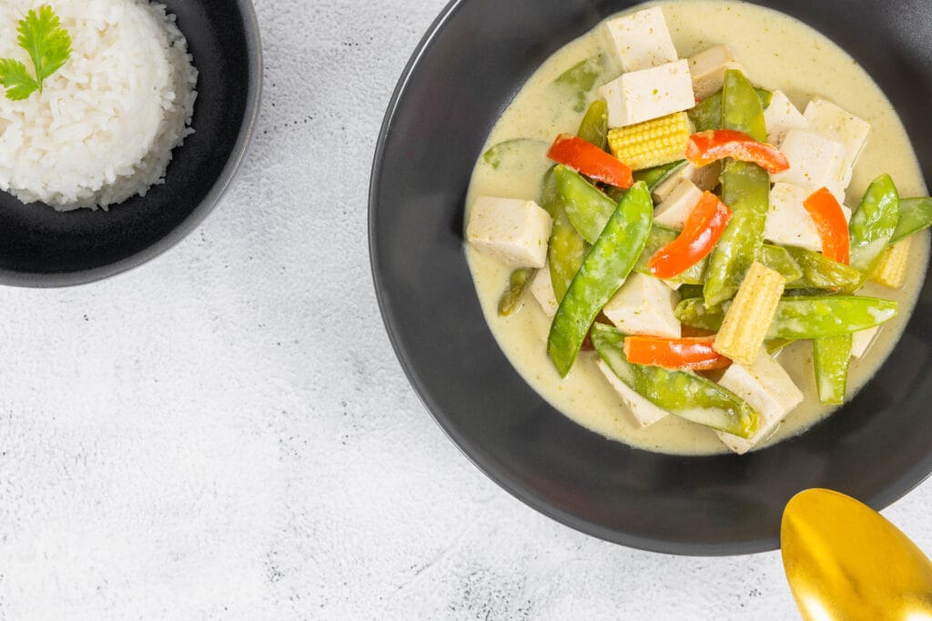 Green Thai Curry ohne Fischsauce Vegan