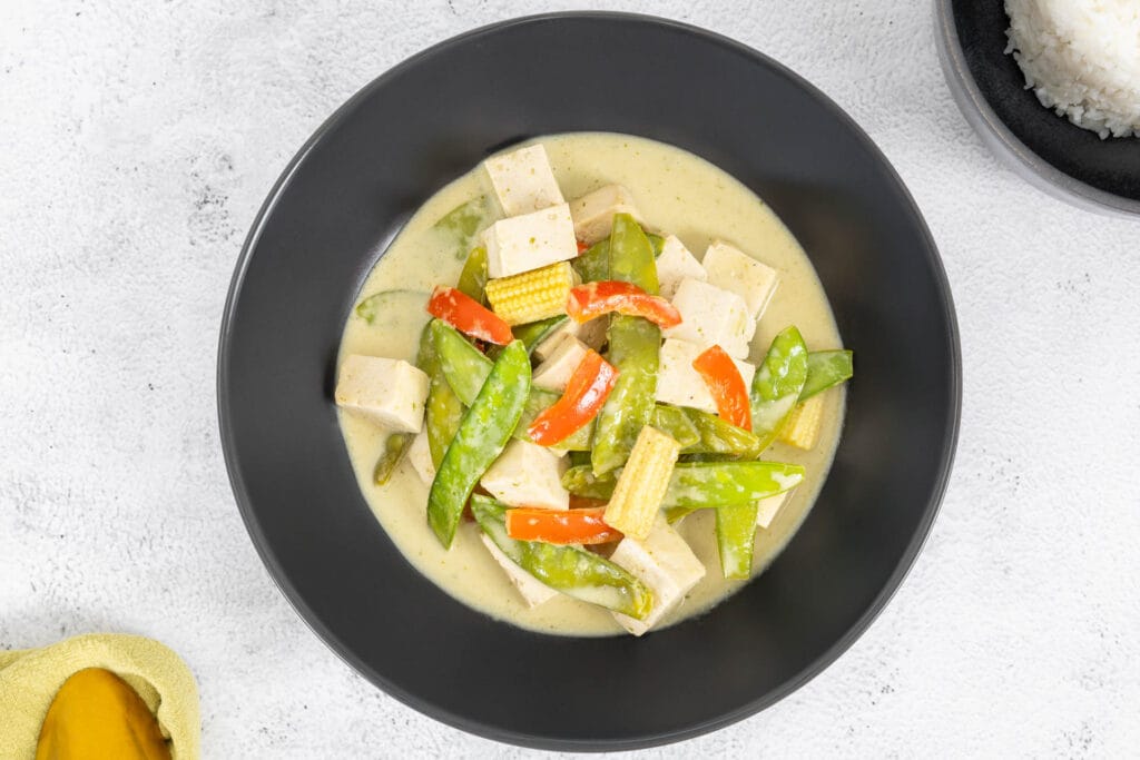 Green Thai Curry ohne Fischsauce Vegan