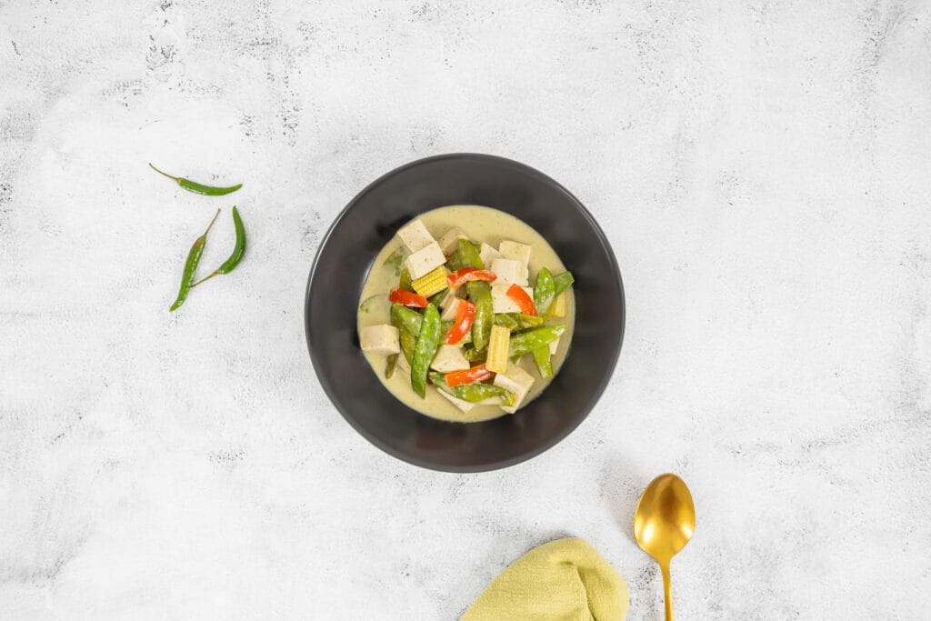 Green Thai Curry ohne Fischsauce Vegan