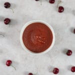 Kirsch-BBQ-Sauce selber machen mit frischen Kirschen aus der Region