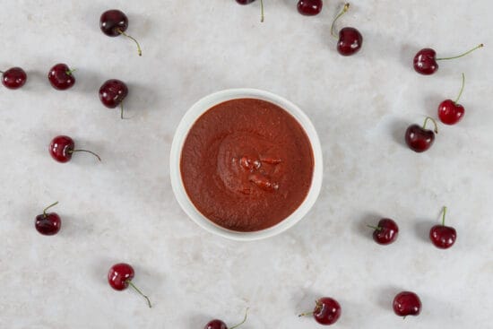 Kirsch-BBQ-Sauce selber machen mit frischen Kirschen aus der Region